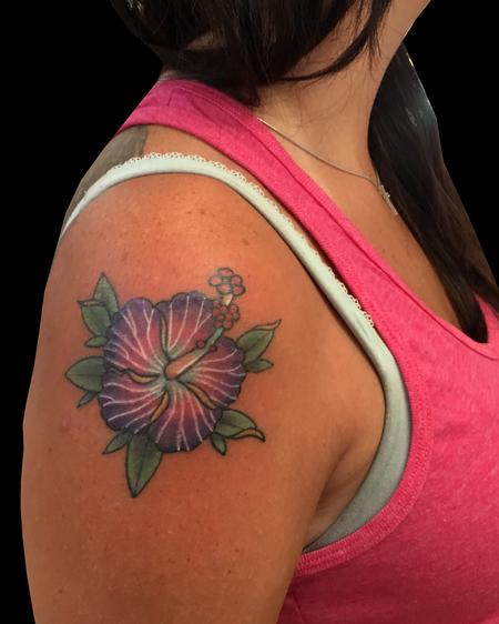 Tattoos - Hibiscus - 116593